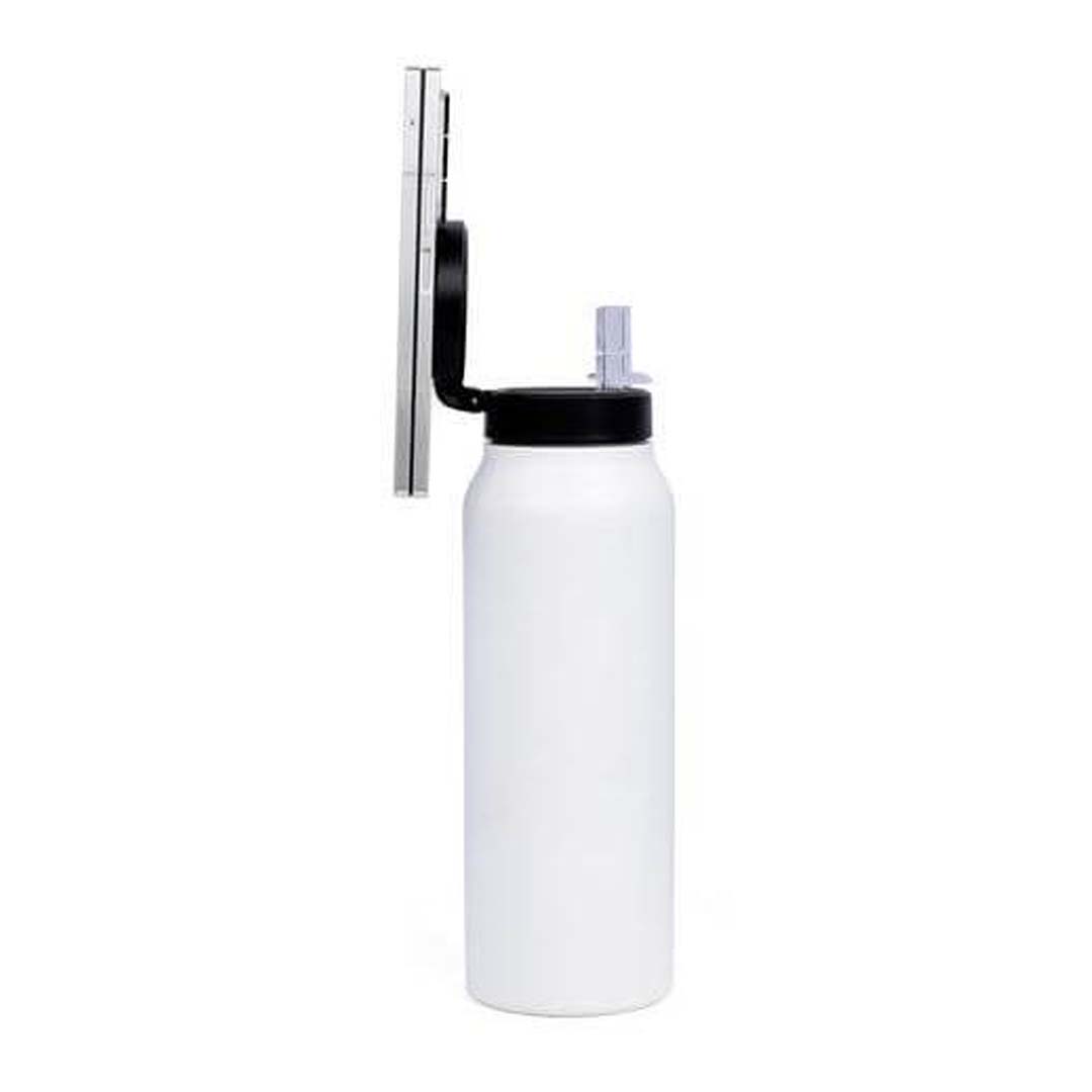 Giftology Magnetic Phone Holder Water Bottle 760ml - White