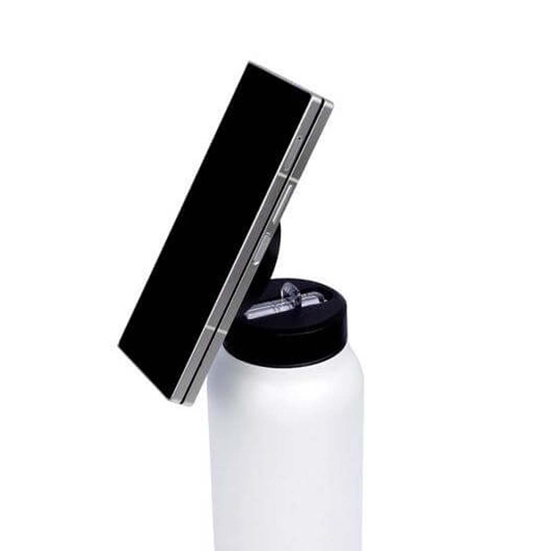 Giftology Magnetic Phone Holder Water Bottle 760ml - White