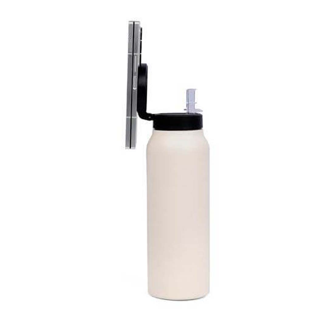 Giftology Magnetic Phone Holder Water Bottle 760ml - Sandstone