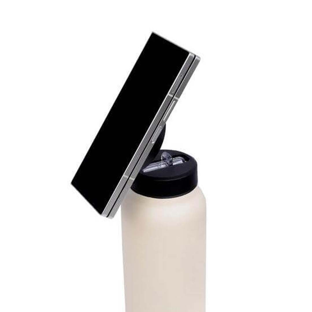 Giftology Magnetic Phone Holder Water Bottle 760ml - Sandstone