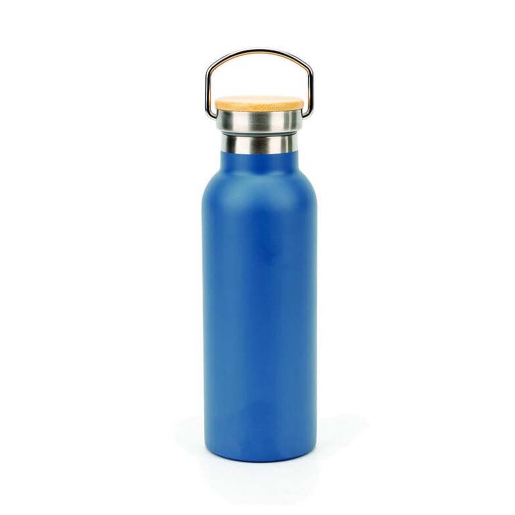Giftology Double Wall Stainless Steel Bottle 500ml - Blue