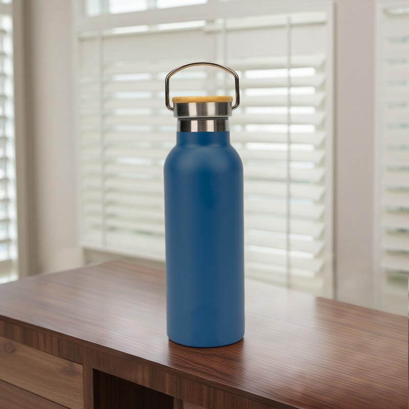 Giftology Double Wall Stainless Steel Bottle 500ml - Blue
