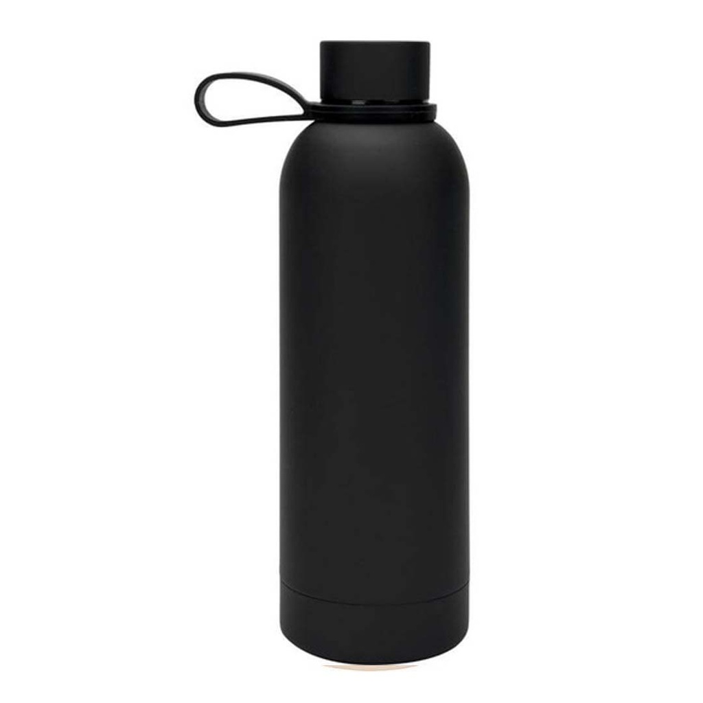 Giftology Double Wall Stainless Steel Bottle 500ml - Black