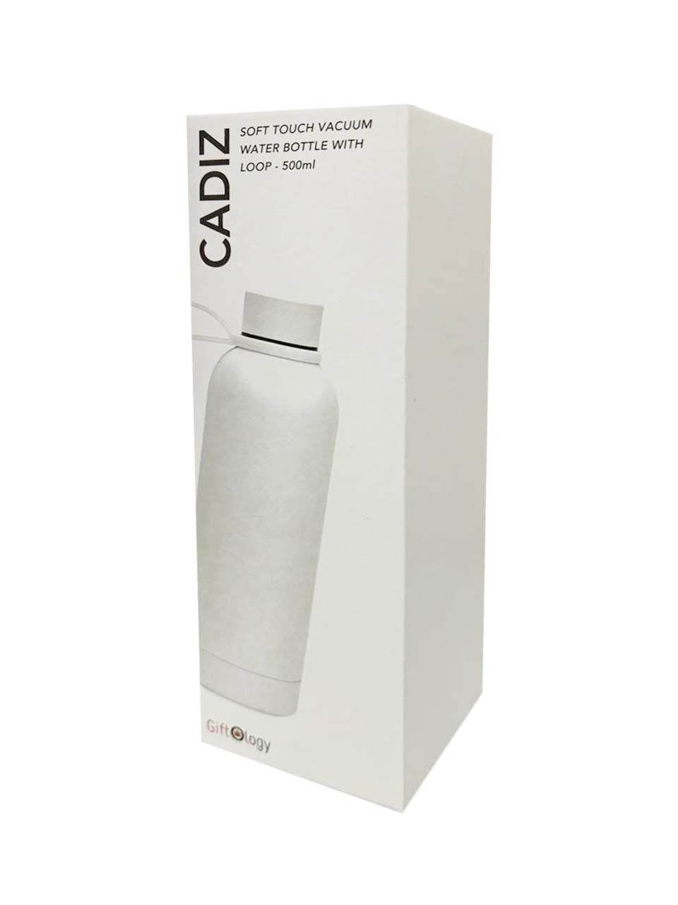 Giftology Double Wall Stainless Steel Bottle 500ml - White