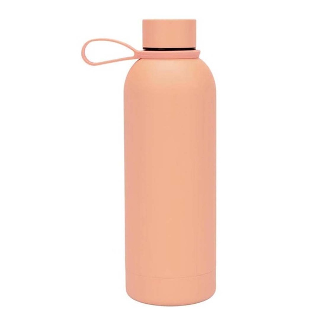 Giftology Double Wall Stainless Steel Bottle 500ml - Peach Pink