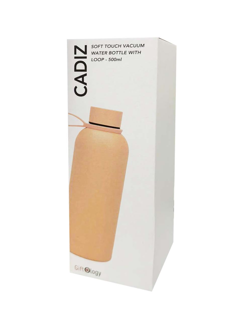 Giftology Double Wall Stainless Steel Bottle 500ml - Peach Pink