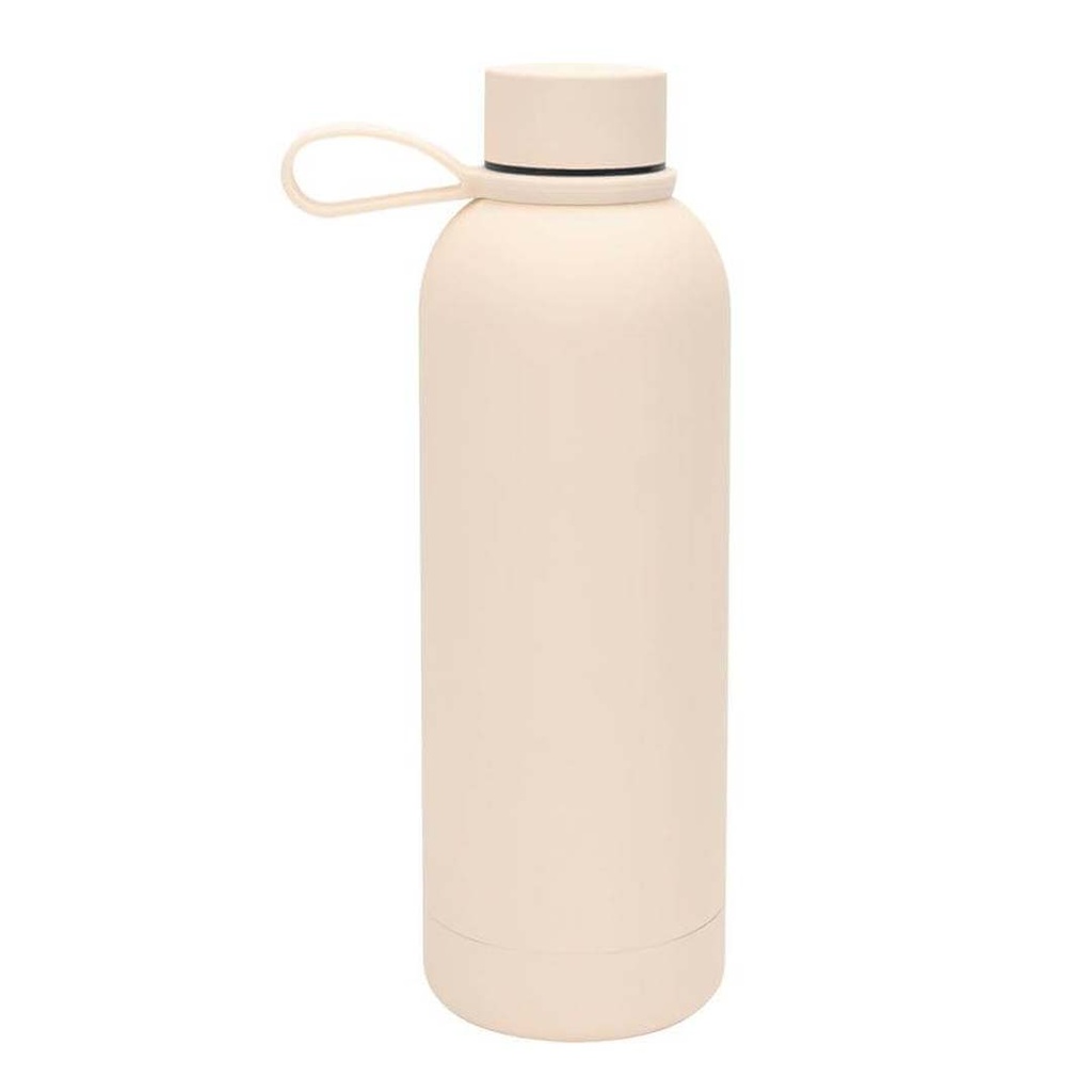 Giftology Double Wall Stainless Steel Bottle 500ml - Sand