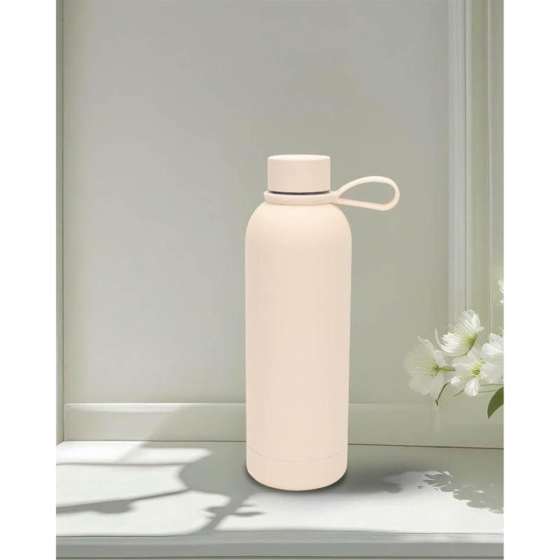 Giftology Double Wall Stainless Steel Bottle 500ml - Sand
