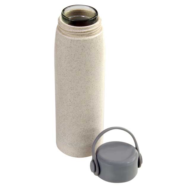 eco-neutral Wheat Straw Glass Bottle