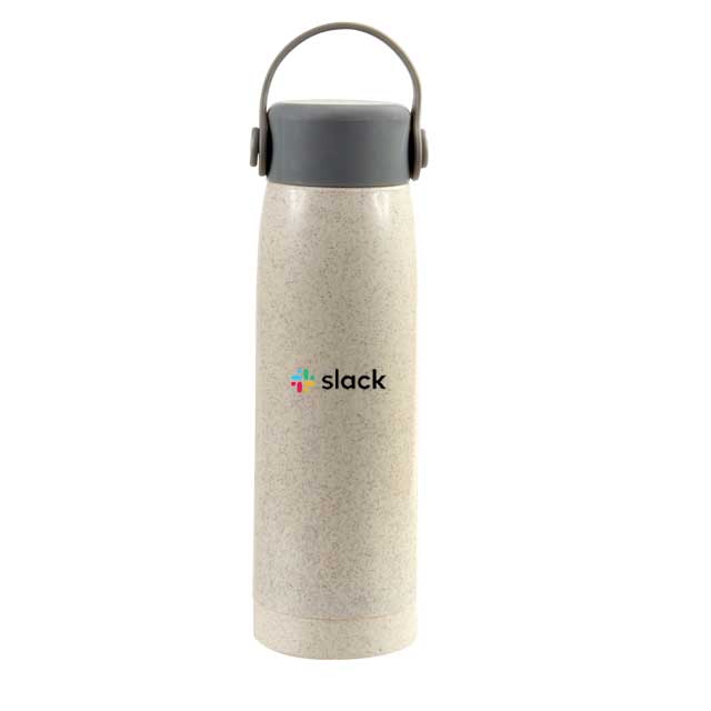 eco-neutral Wheat Straw Glass Bottle