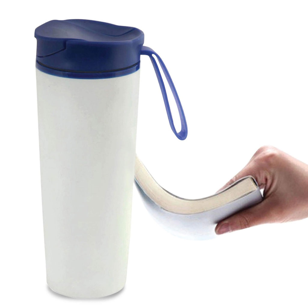 Hans Larsen Anti-Spill Mug with Blue lid