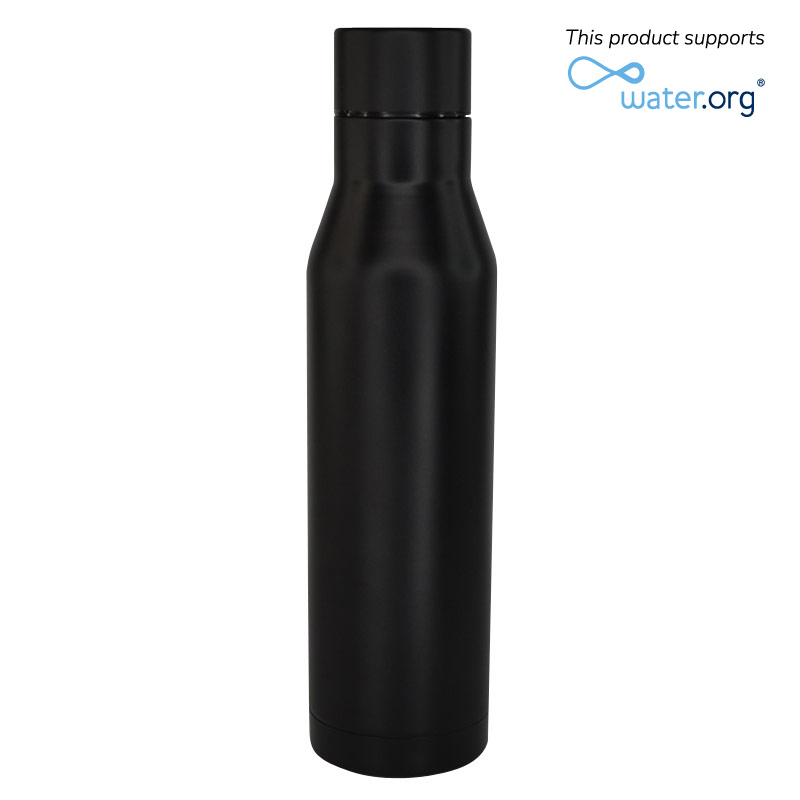 CHANGE Collection SS Double Wall Water Bottle - Black
