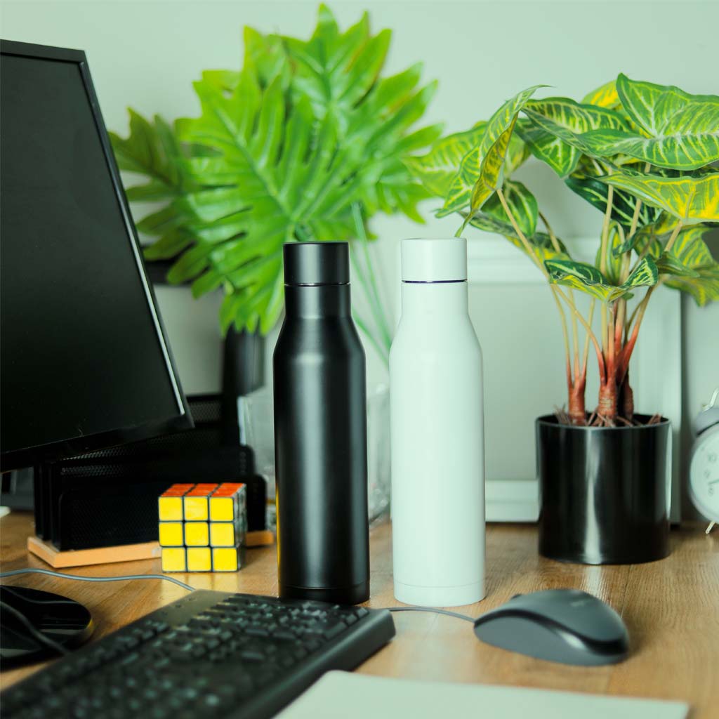 CHANGE Collection SS Double Wall Water Bottle - Black