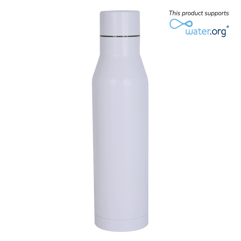 CHANGE Collection SS Double Wall Water Bottle - White
