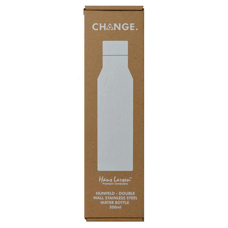 CHANGE Collection SS Double Wall Water Bottle - White
