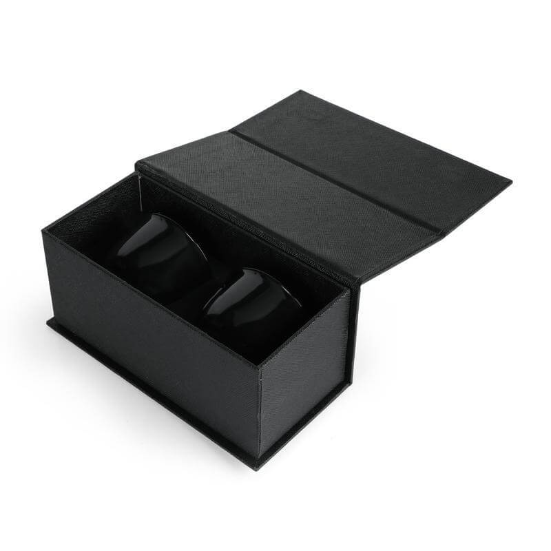 Hans Larsen Gift Set of 2 Premium Arabian Coffee Cups - Black