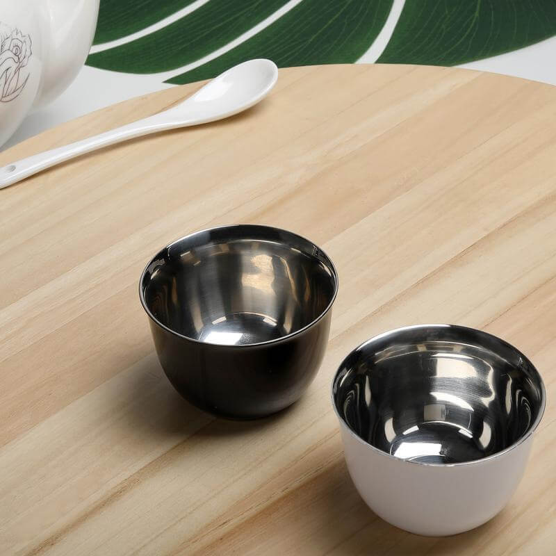 Hans Larsen Gift Set of 2 Premium Arabian Coffee Cups - Black