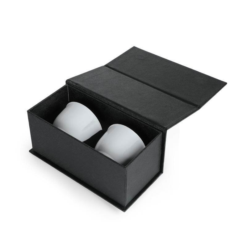 Hans Larsen Gift Set of 2 Premium Arabian Coffee Cups - White