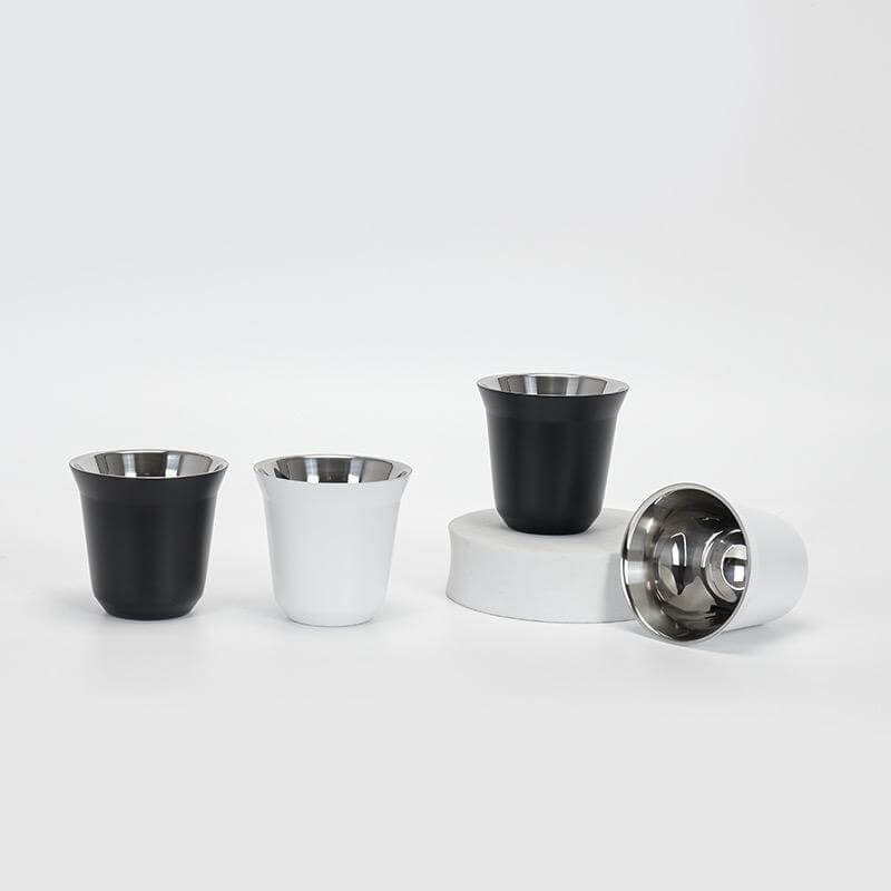 Hans Larsen Gift Set of 2 Premium Arabic Coffee Cups - Black