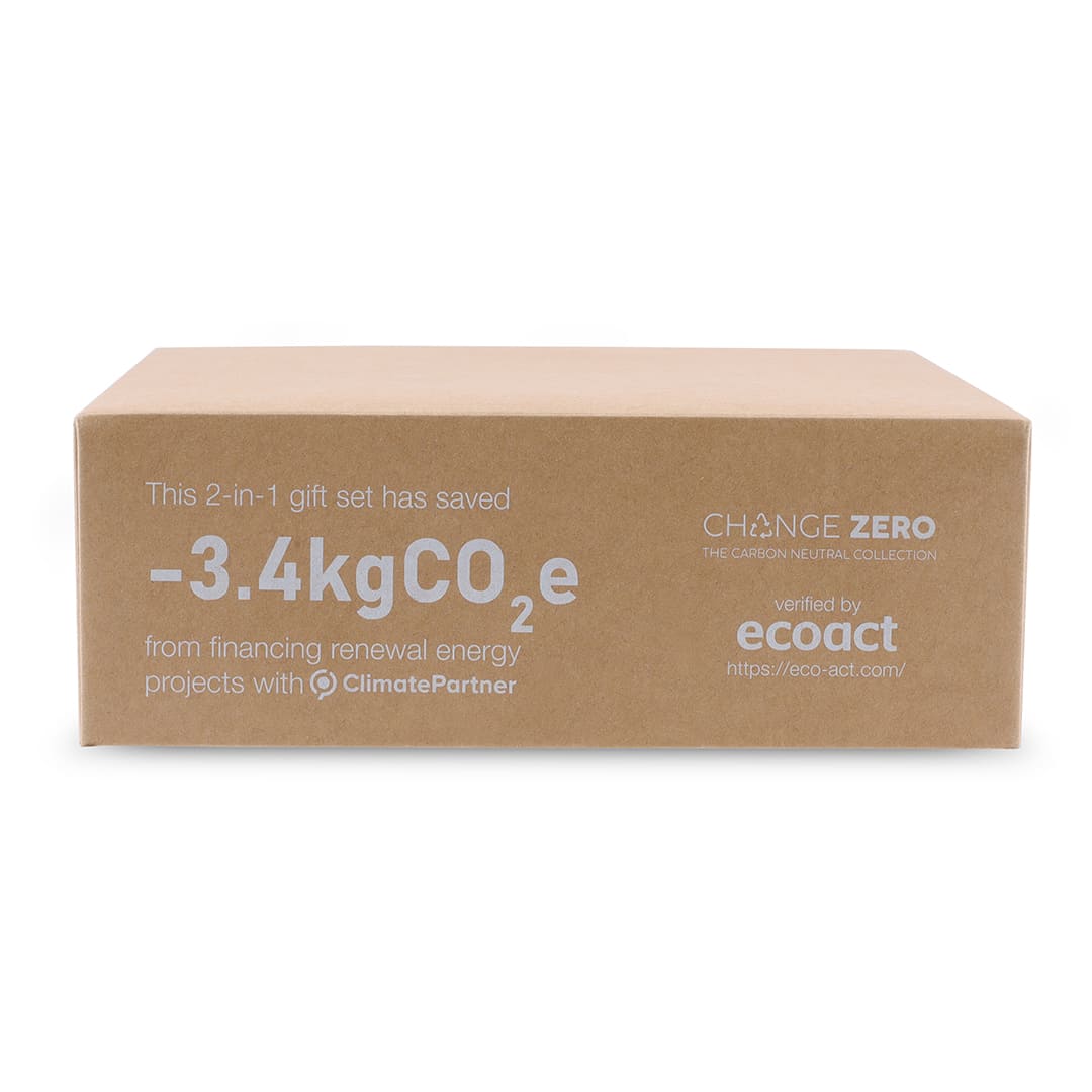 CHANGE ZERO 2-in-1 Modular Hydration Gift Set - White