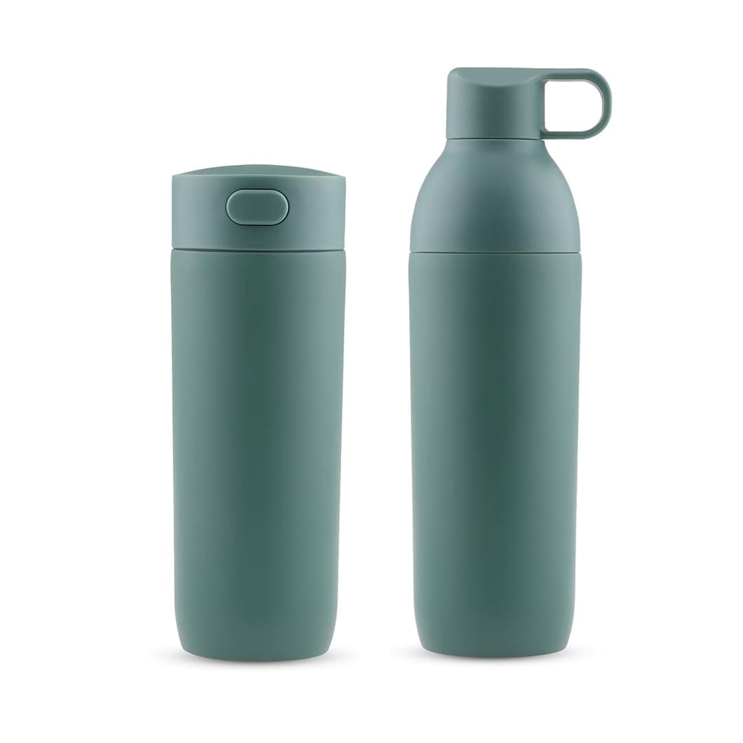 CHANGE ZERO 2-in-1 Modular Hydration Gift Set - Dark Green