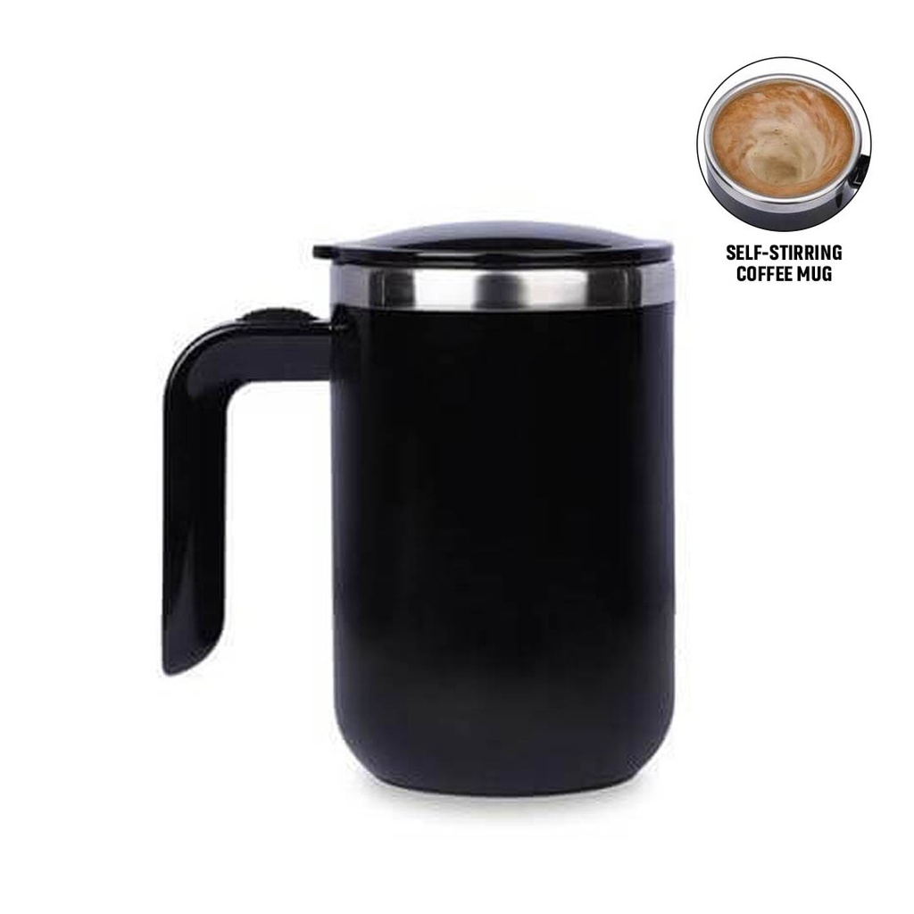 Hans Larsen Auto-Stirring Coffee Mug - Black