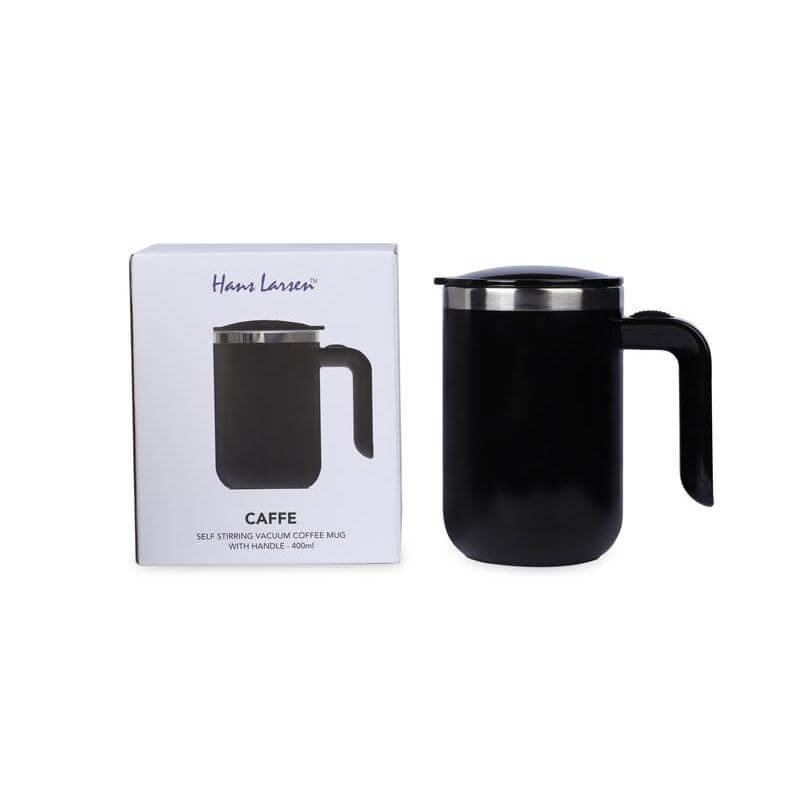 Hans Larsen Auto-Stirring Coffee Mug - Black