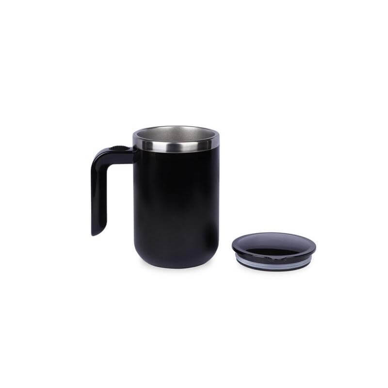 Hans Larsen Auto-Stirring Coffee Mug - Black