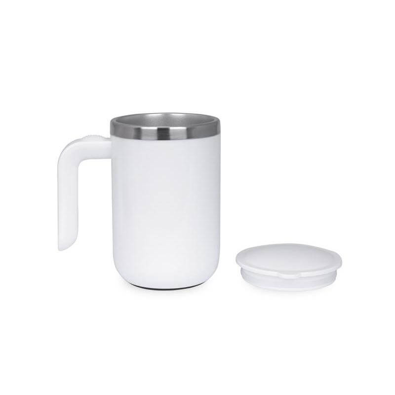 Hans Larsen Auto-Stirring Coffee Mug - White