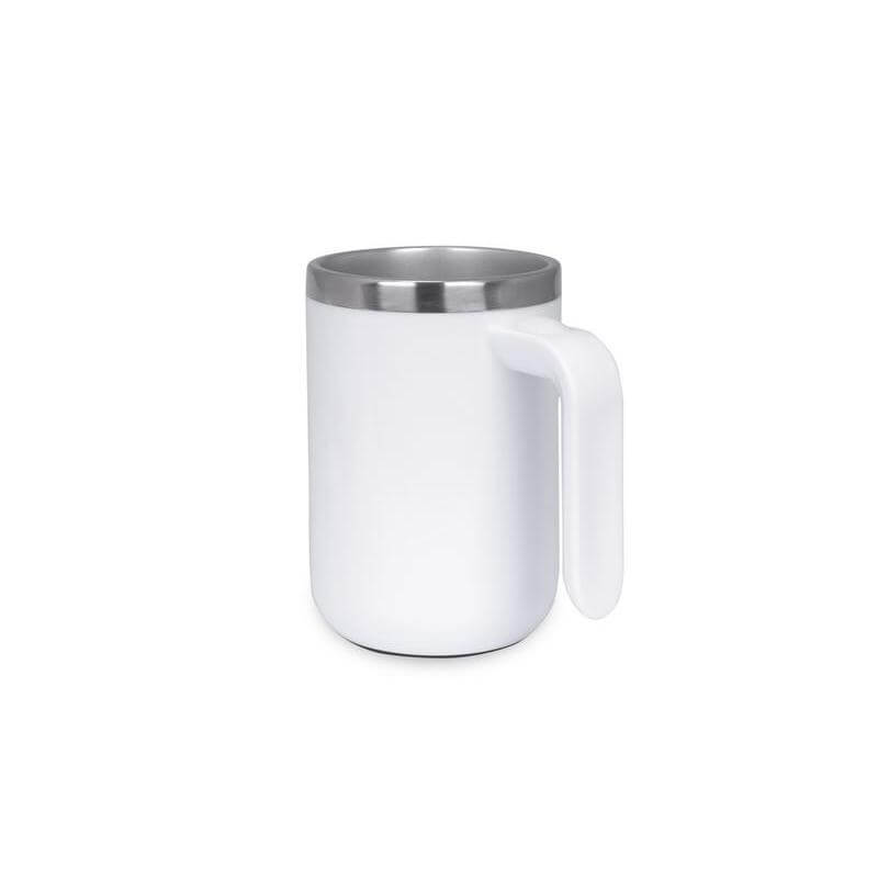 Hans Larsen Auto-Stirring Coffee Mug - White