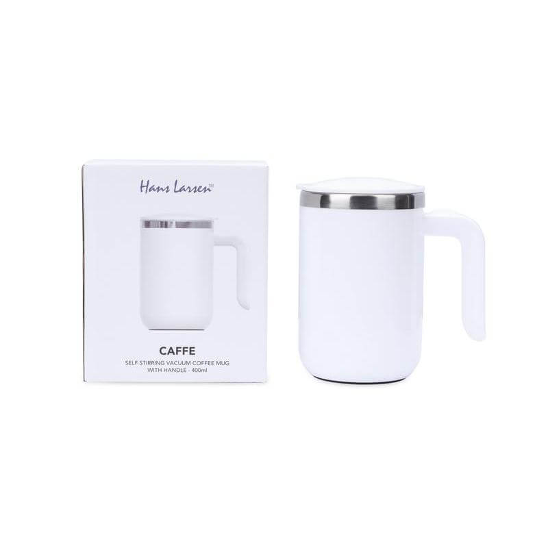 Hans Larsen Auto-Stirring Coffee Mug - White