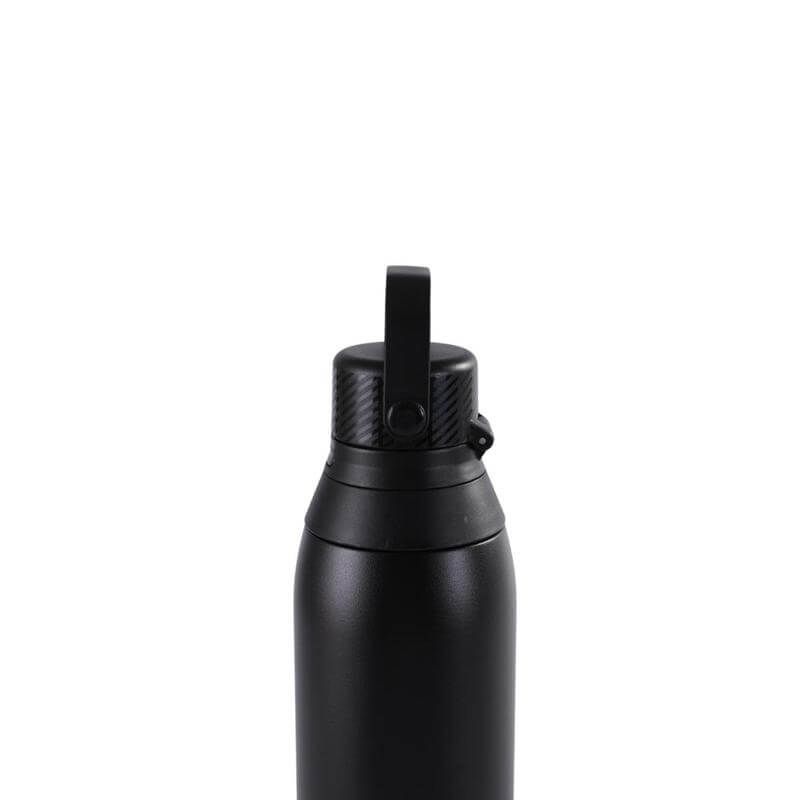 Hans Larsen Double Wall Stainless Steel Vacuum Bottle - 750ml - Black