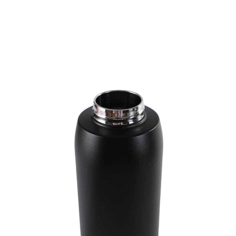 Hans Larsen Double Wall Stainless Steel Vacuum Bottle - 750ml - Black
