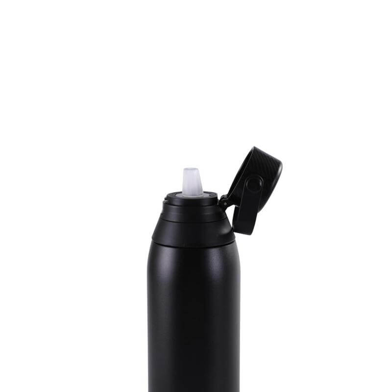 Hans Larsen Double Wall Stainless Steel Vacuum Bottle - 750ml - Black