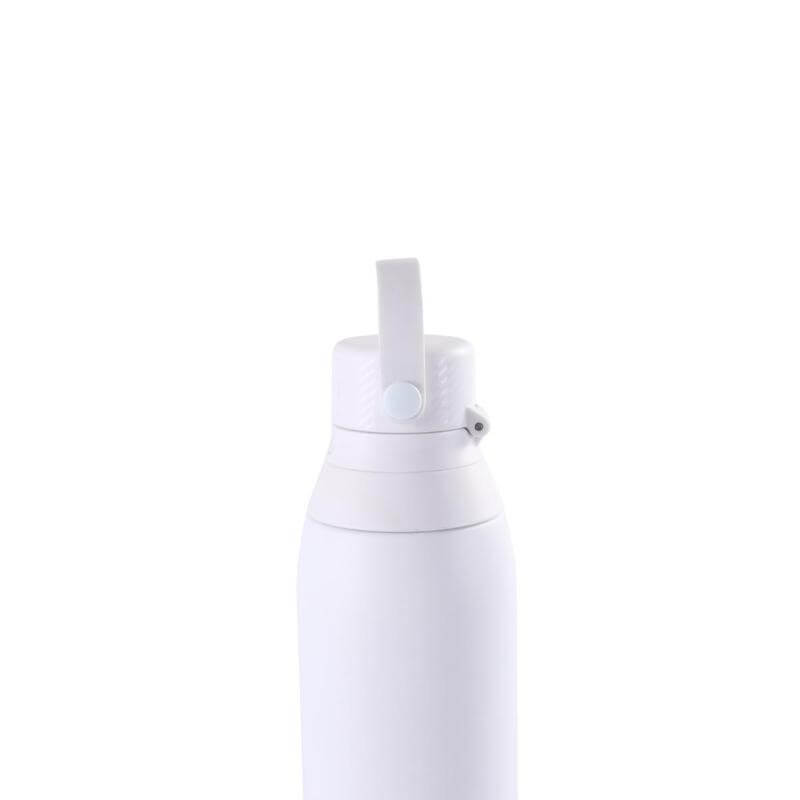 Hans Larsen Double Wall Stainless Steel Vacuum Bottle - 750ml - White