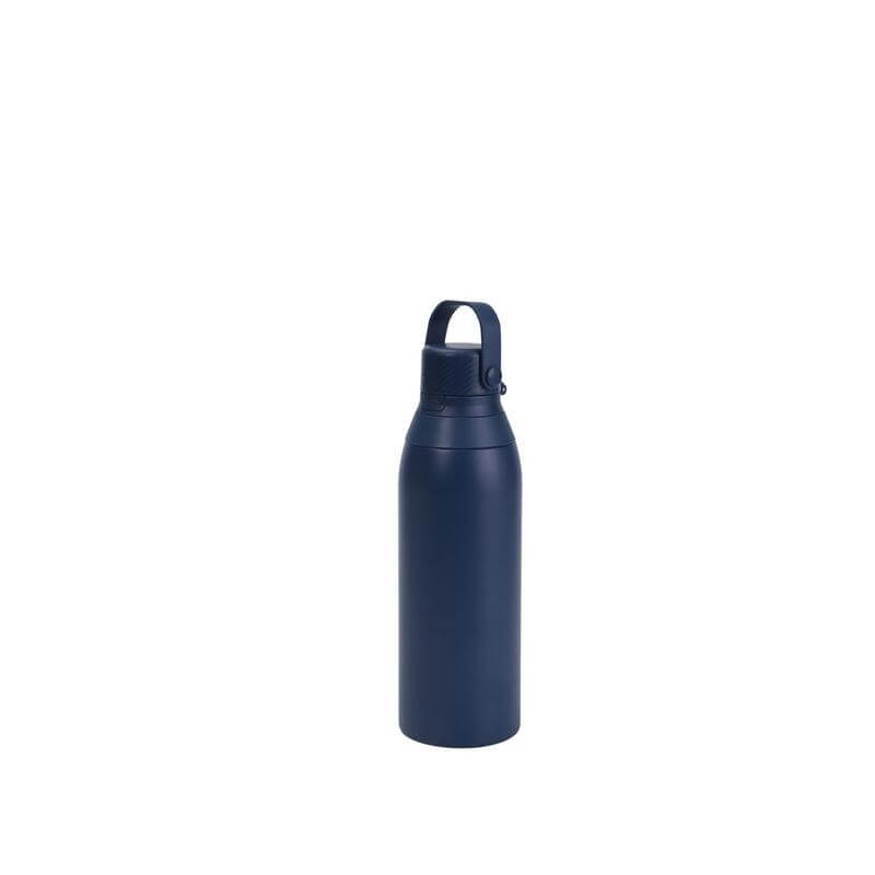 Hans Larsen Double Wall Stainless Steel Vacuum Bottle - 750ml - Navy