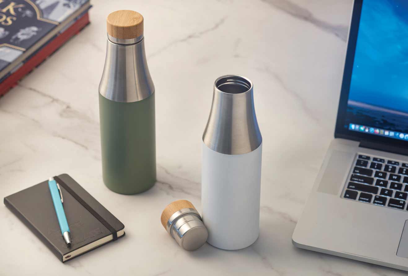 CHANGE Collection Insulated Water Bottle - Blue