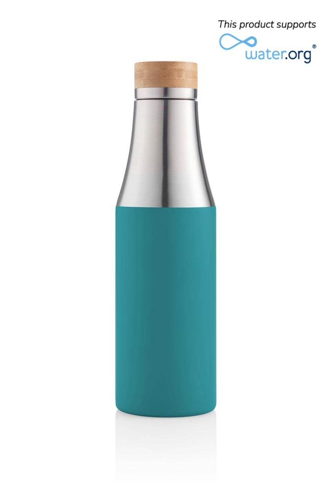 CHANGE Collection Insulated Water Bottle - Aqua Green