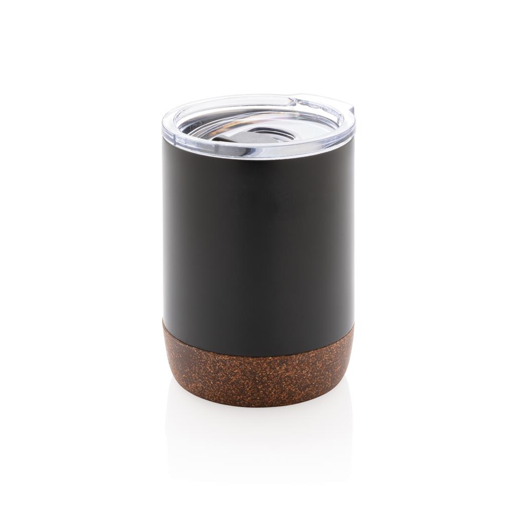 Hans Larsen Vacuum Mug With Cork Base - Black