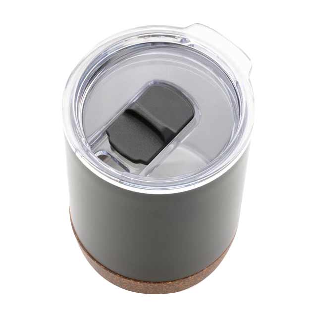 Hans Larsen Vacuum Mug With Cork Base - Black
