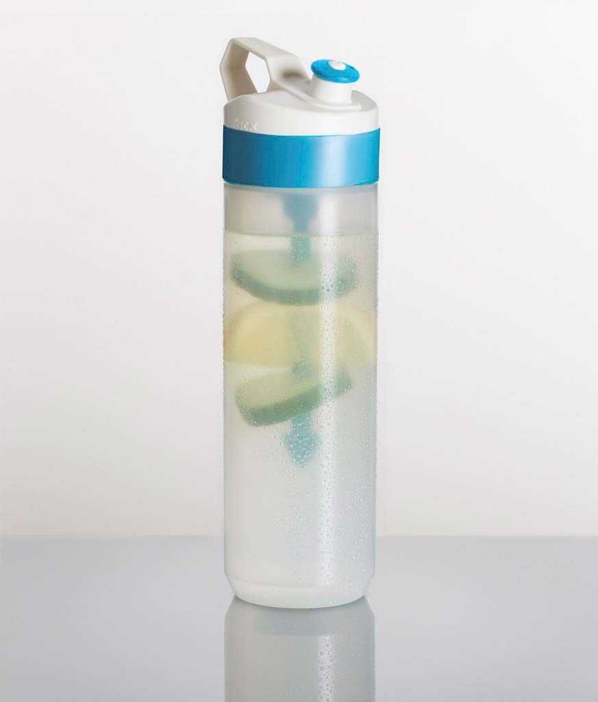 TACX Fruit Infuser Bottle - Light Blue