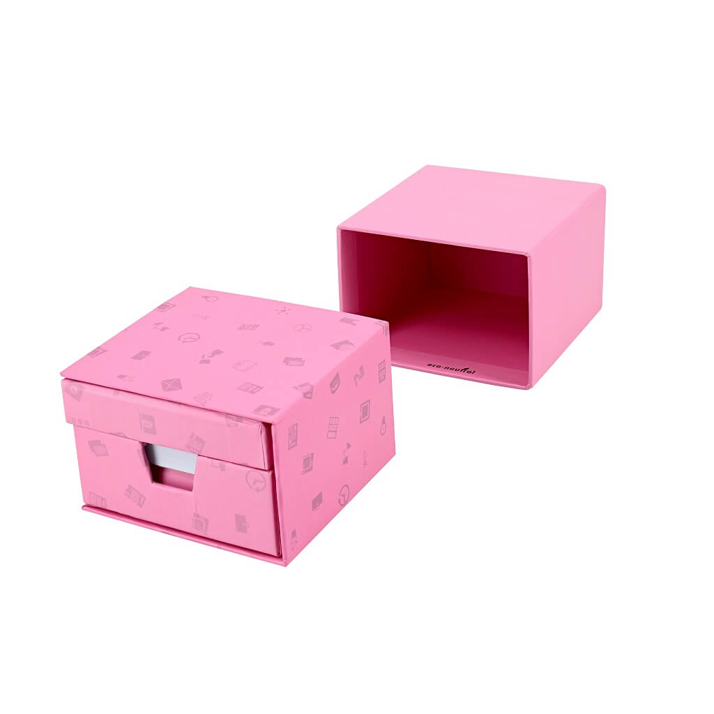 eco-neutral Memo/Calendar Cube - Pink