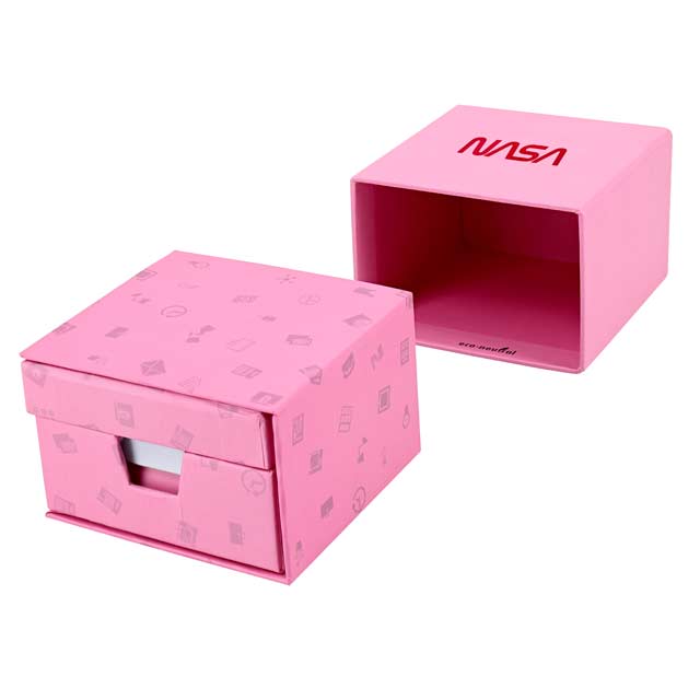 eco-neutral Memo/Calendar Cube - Pink