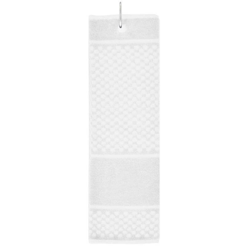 Sports Hand Towel with Carabiner - White