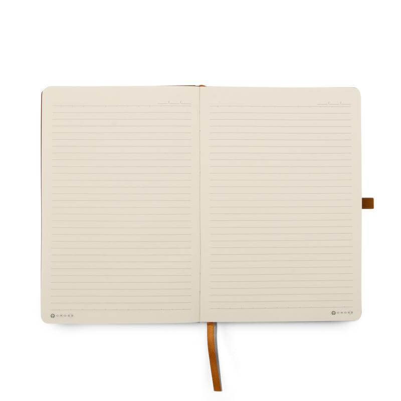 Cross Click™ Chrome Ballpoint Pen & A5 Hardcover Notebook Gift Set - Mocha