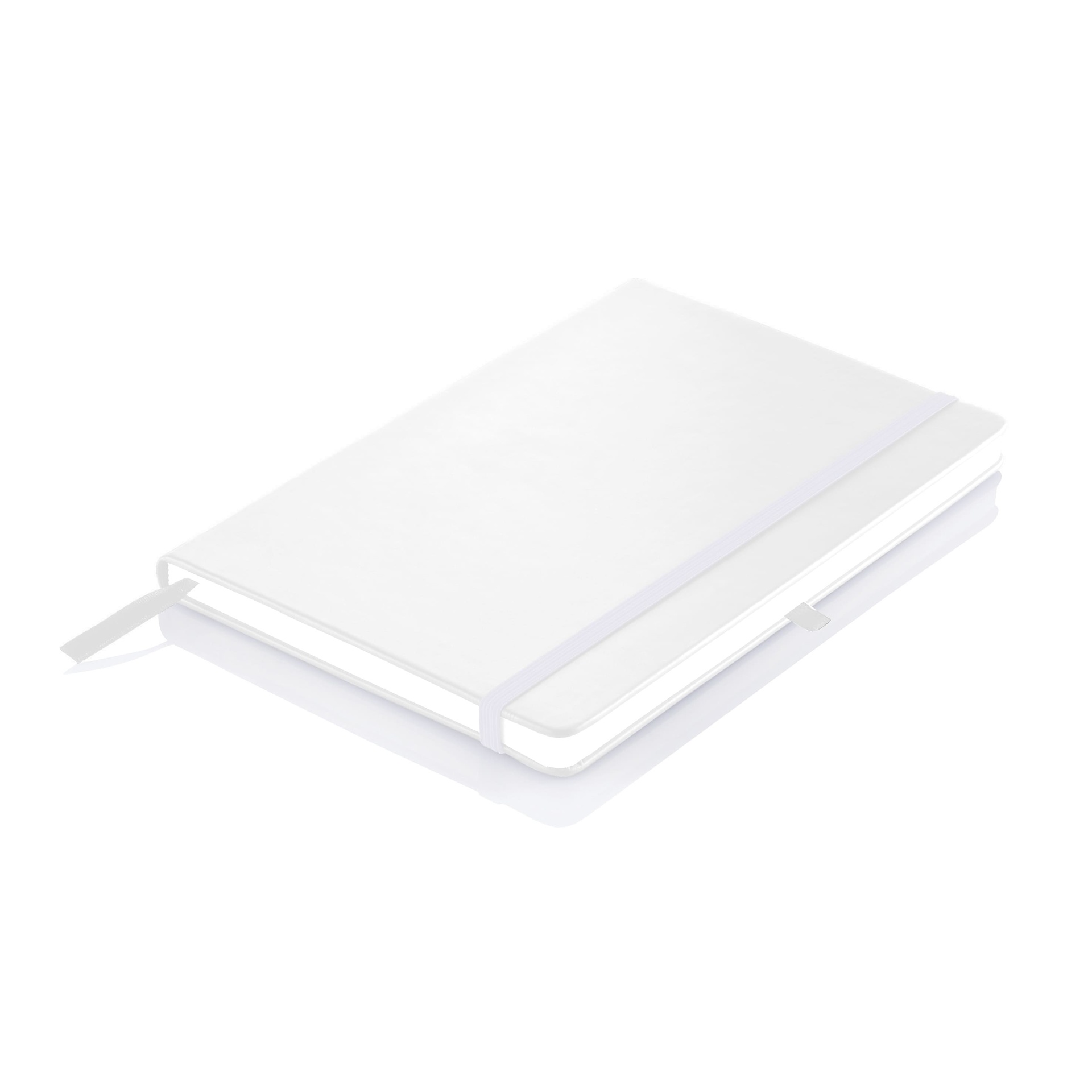 Giftology A5 Hard Cover Notebook and Pen Set - White
