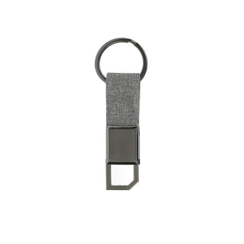 Giftology Gift Set (Card Holder, Key Chain and Pen) - Grey
