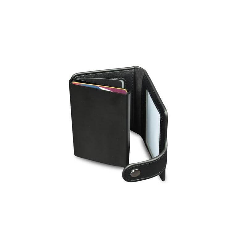 Set of RFID Card Holder, Key Chain and Pen - Black