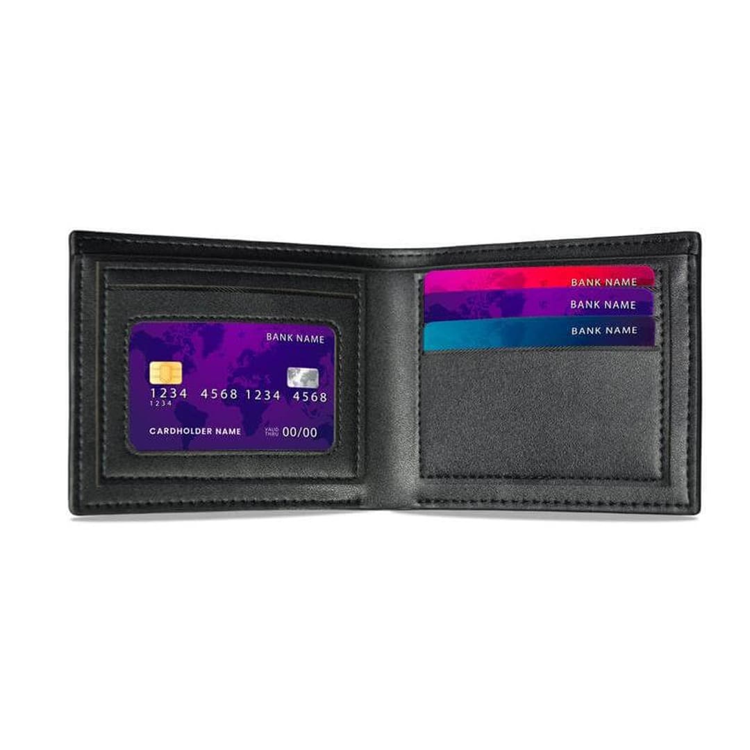 Set of Men's Wallet, Key Chain and Pen  - Black
