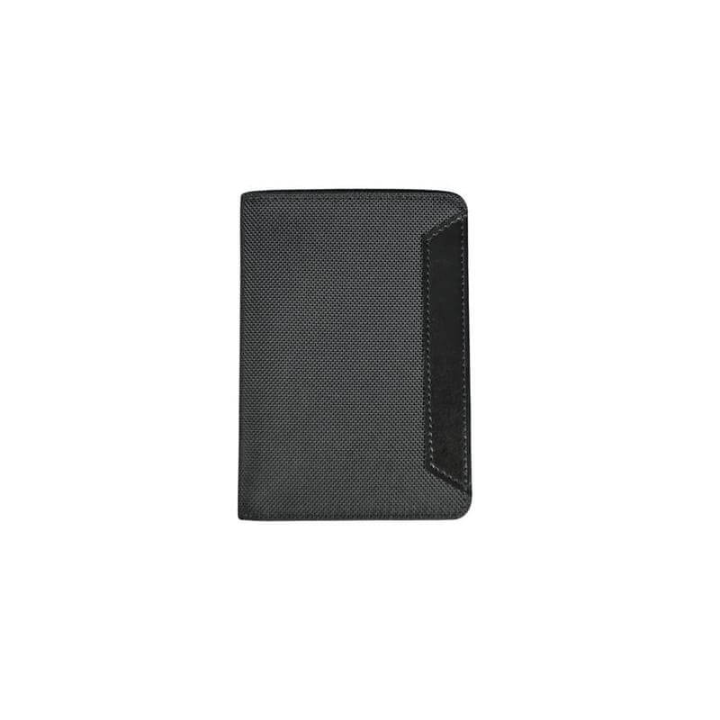 Executive Set of Passport Cover, Name Card Holder and Metal Pen - Black